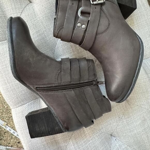 Josef Seibel New BRITNEY 50 Comfort Boot 37 Or 6 6.5 Gray Ombre Leather Bootie - Picture 3 of 7